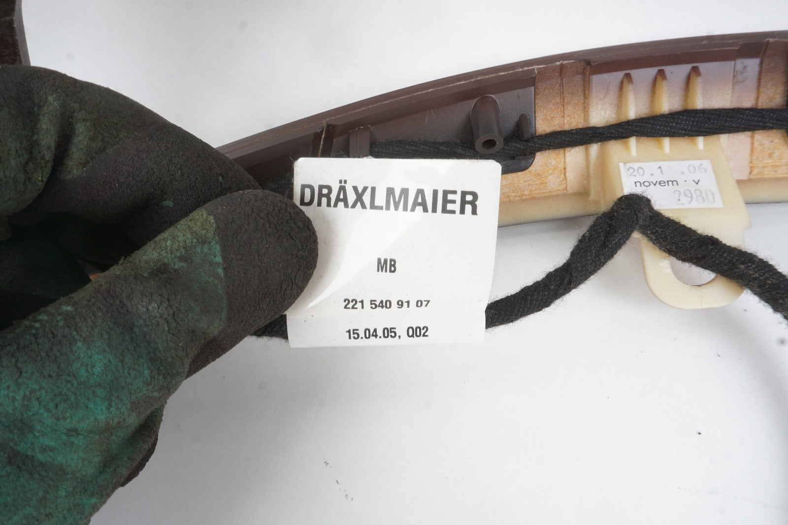 07-13 Mercedes W221 S63 S550 Dashboard Center Trim Molding 2216805471 Wood OEM