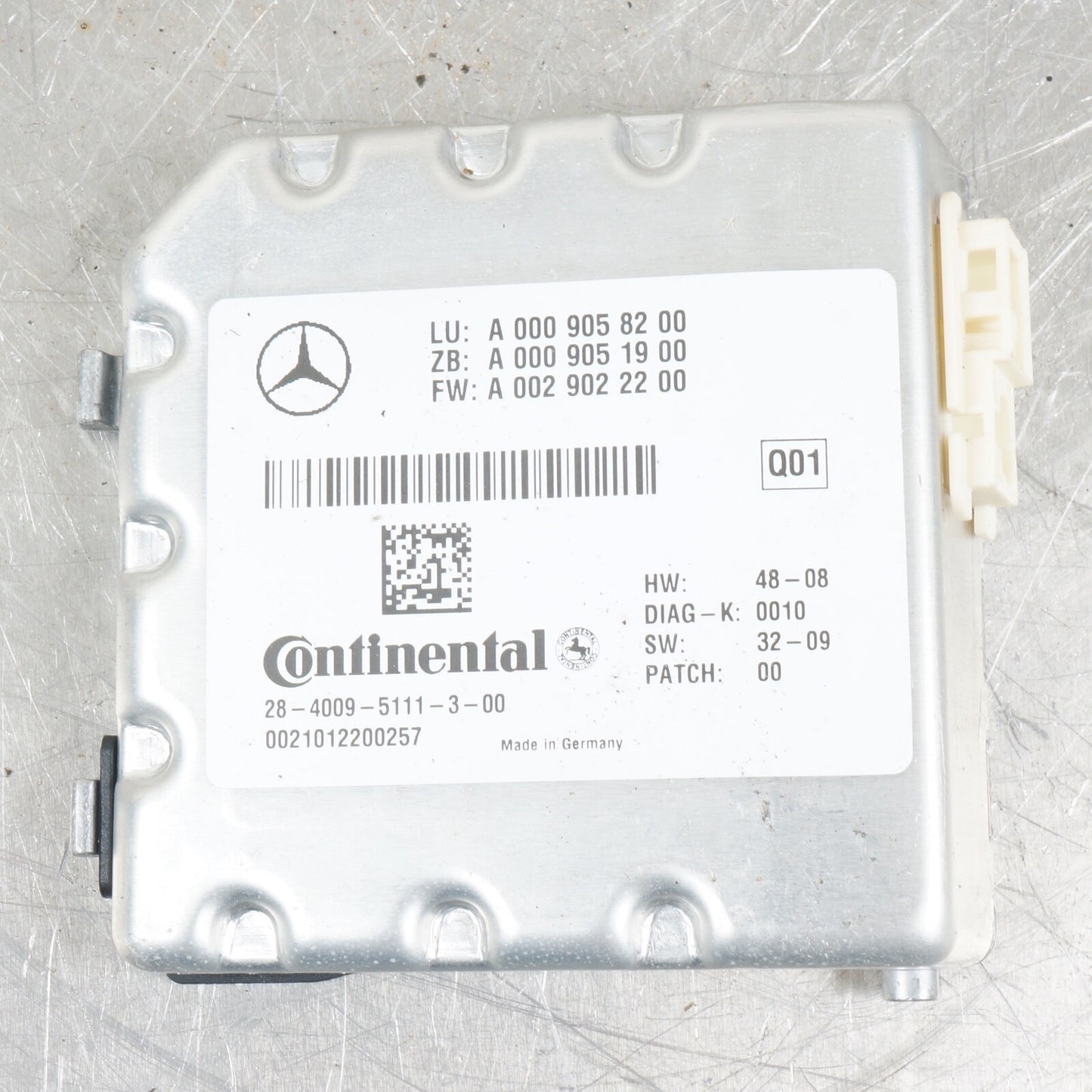 2007-2009 Mercedes-Benz S500 S550 front windshield camera OEM A0009058200