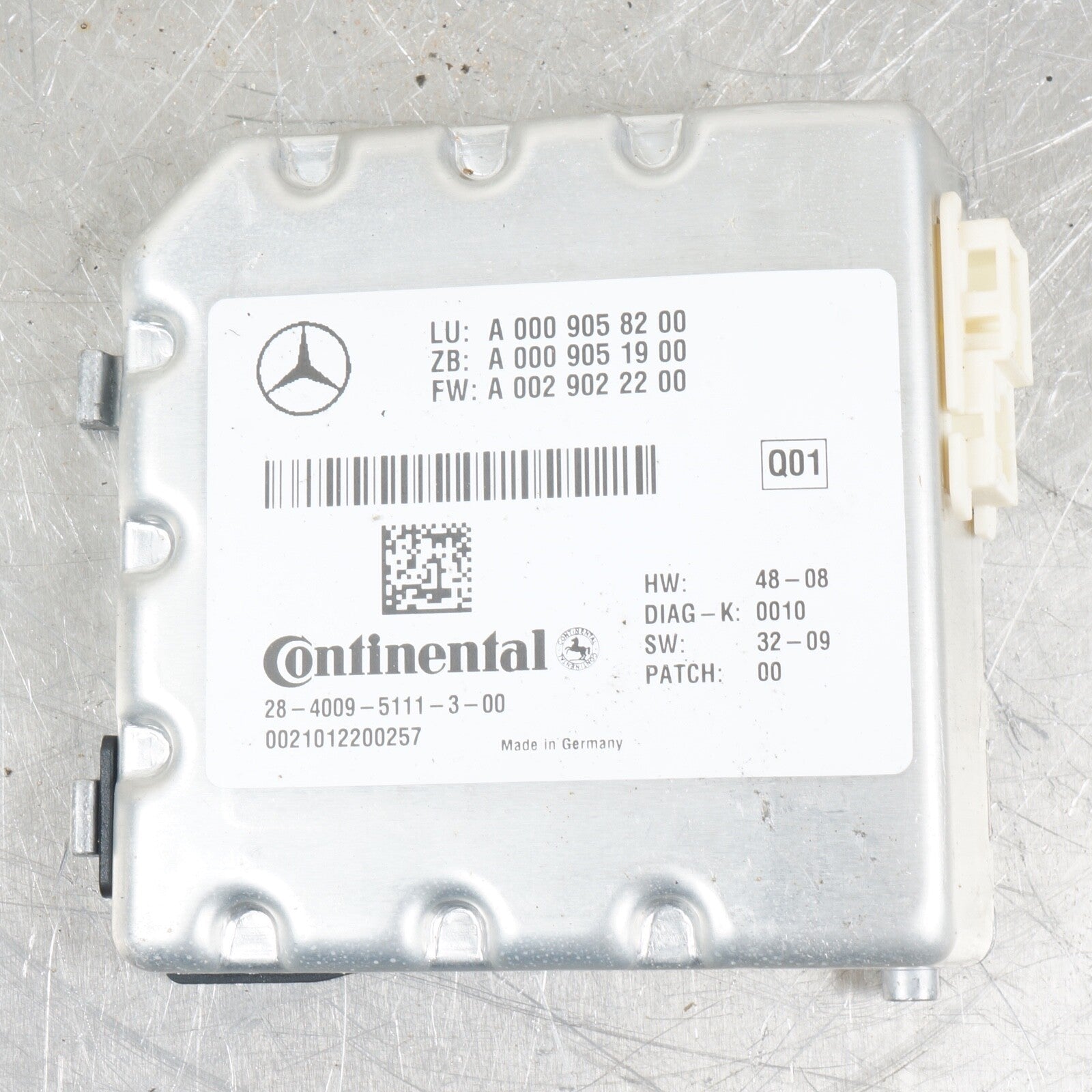 2007-2009 Mercedes-Benz S500 S550 front windshield camera OEM A0009058200