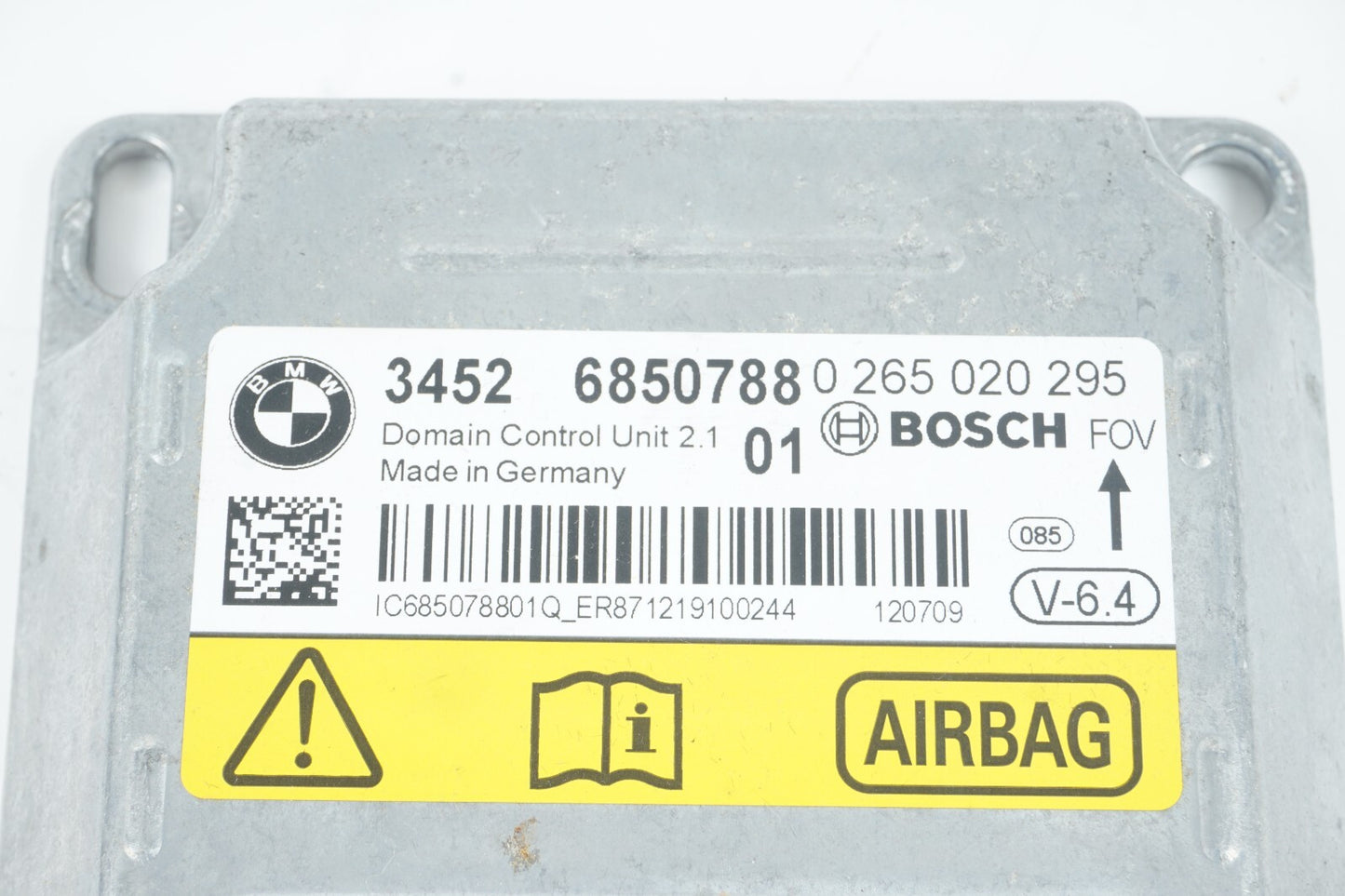 2012 - 2018 BMW 650i 640i CONTROL MODULE COMPUTER 34526850788  OEM