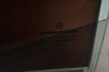 08-14 Mercedes C300 C350 W204 Rear Left Driver Side Door Window Glass Oem