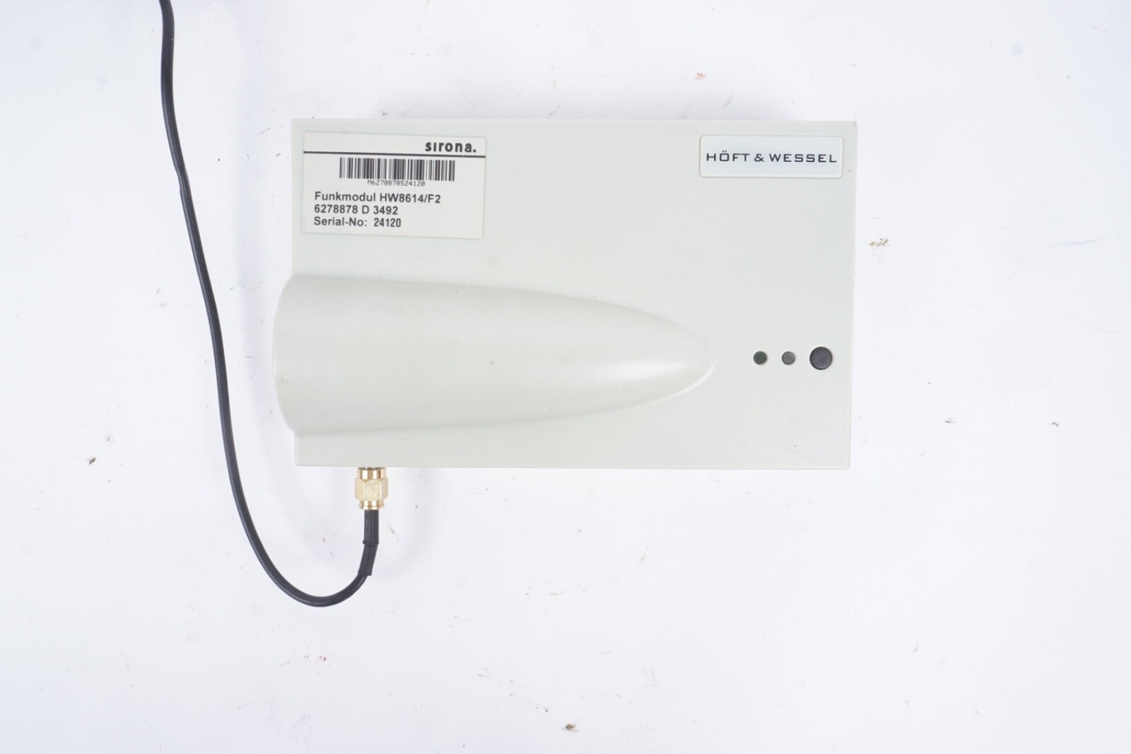 HOFT & WESSEL HW8614/F2 MODEM SIRONA CEREC BLUECAM TRANSMITTER 6278878 D3492 