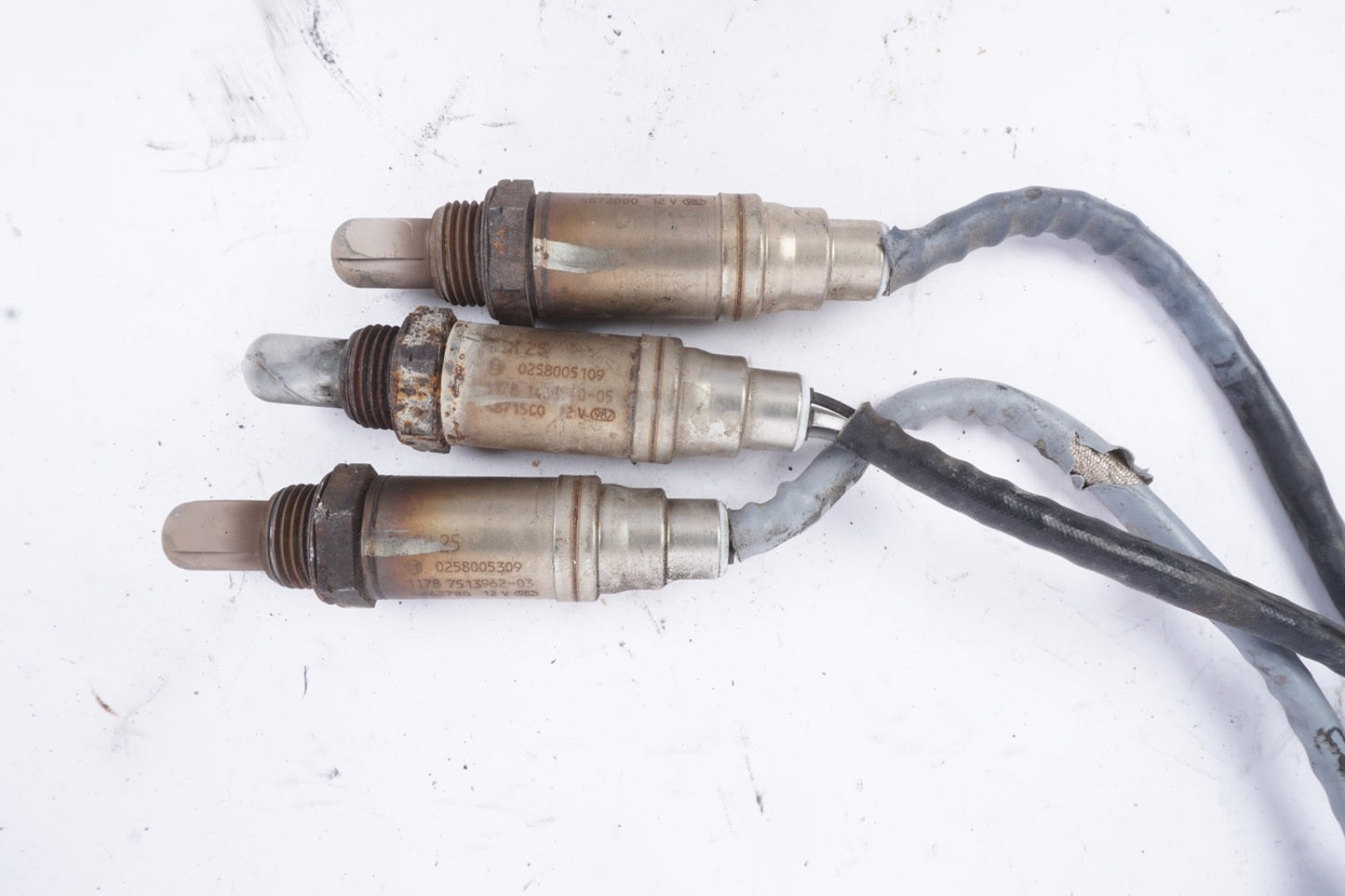 03-05 BMW Z4 E85 Lambda Heated Oxygen O2 Sensor Set of 3 1742050 OEM