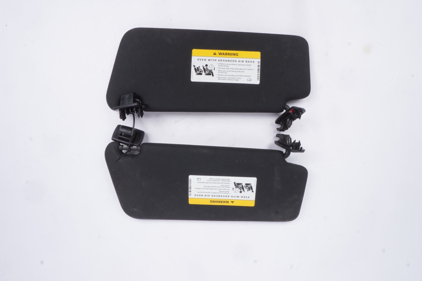 2010-16 Mercedes W212 E350 E550 E400 coupe Left Right Sun Visor Sunvisor Black