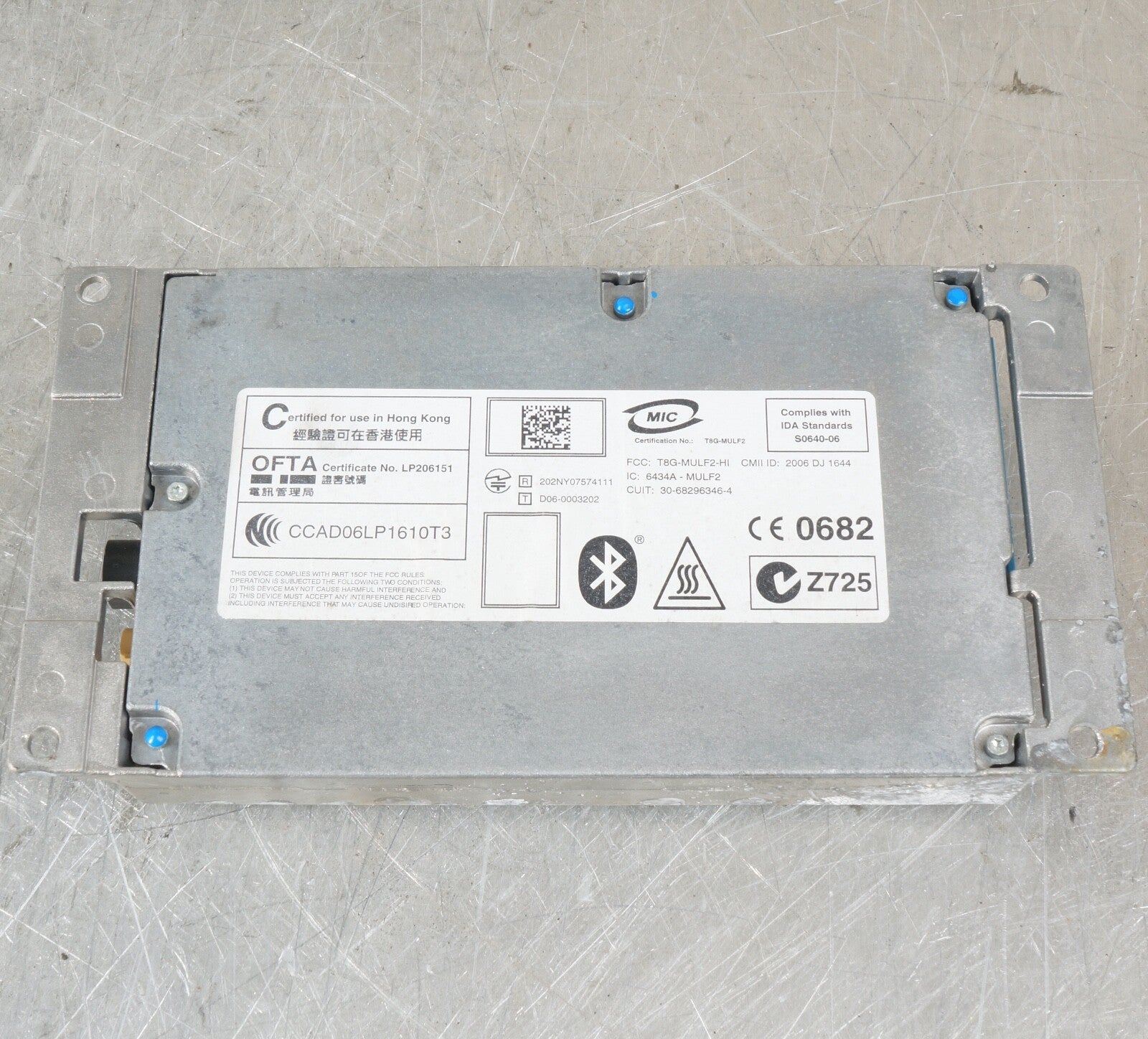 2006 - 2010 BMW 328i 330i 335i E90 E92 BLUETOOTH CONTROL UNIT MULF2 68296346 OEM