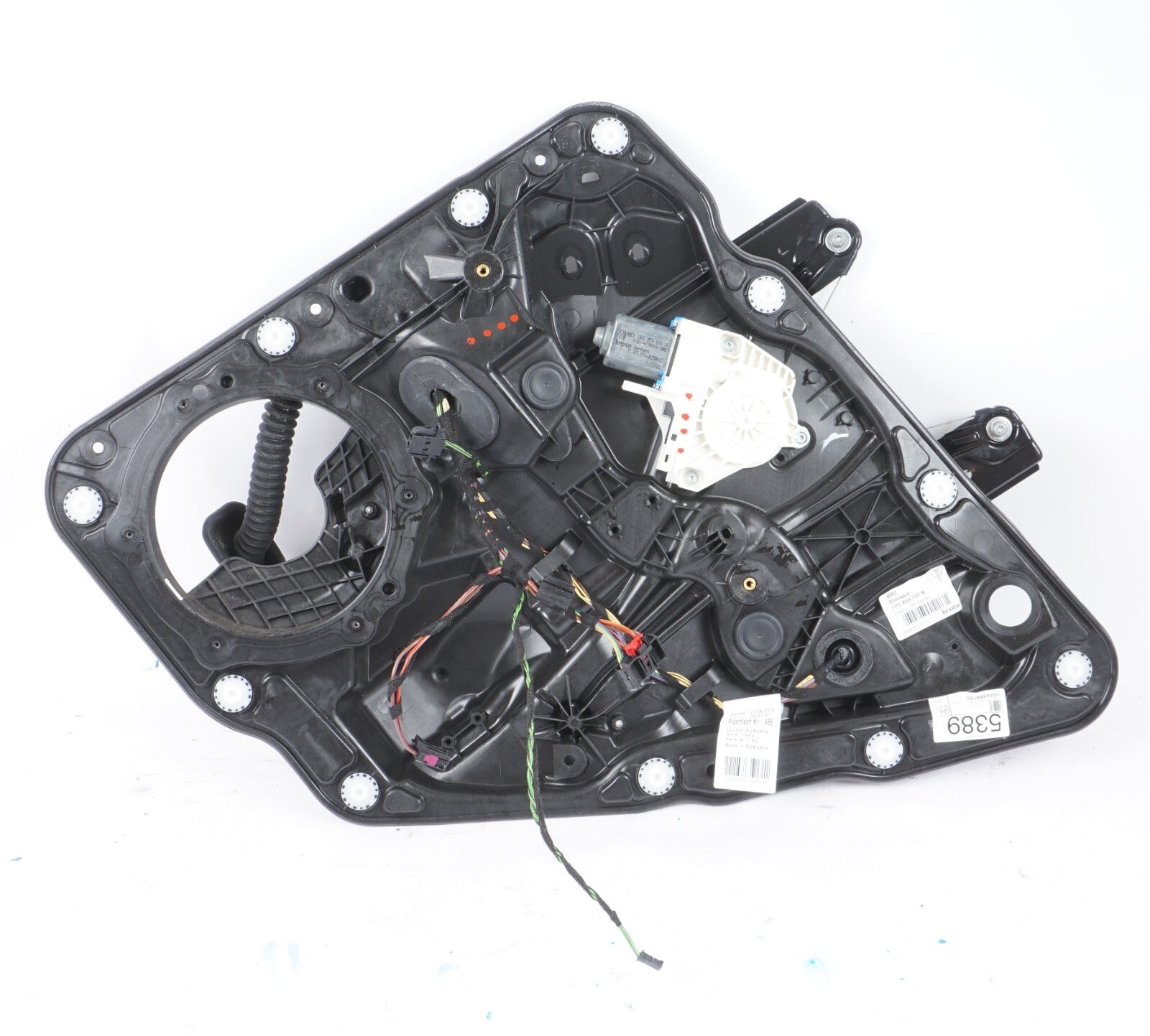 11-18 Porsche Cayenne 958 Rear Right Passenger Side Window Regulator & Motor OEM