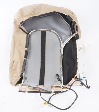 11-17 AUDI A8 A8L S8 REAR RIGHT PASSENGER SEAT BACK BACKREST UPPER COVER BEIGE