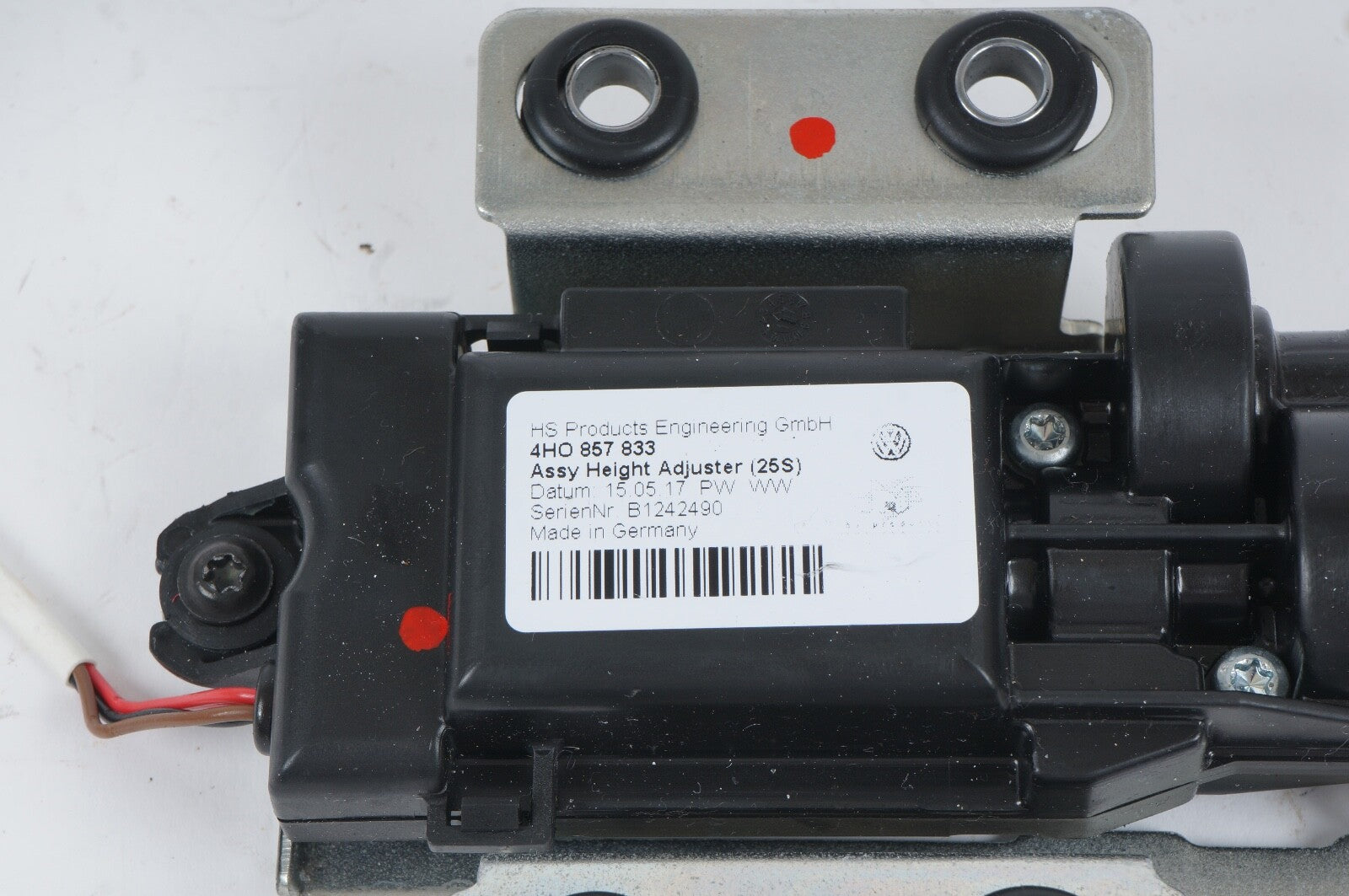 2011 - 2018 AUDI A8 L REAR RIGHT SEAT BELT HEIGHT ADJUSTER MOTOR OEM 4H0857833