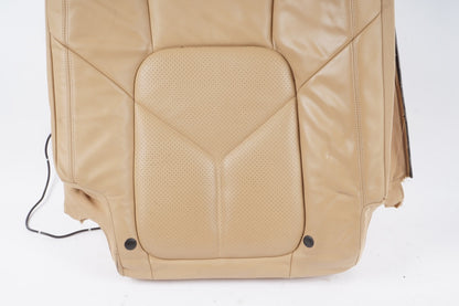 2011-2013 PORSCHE CAYENNE 958 REAR SEAT RIGHT SIDE UPPER LEATHER CUSHION BEIGE
