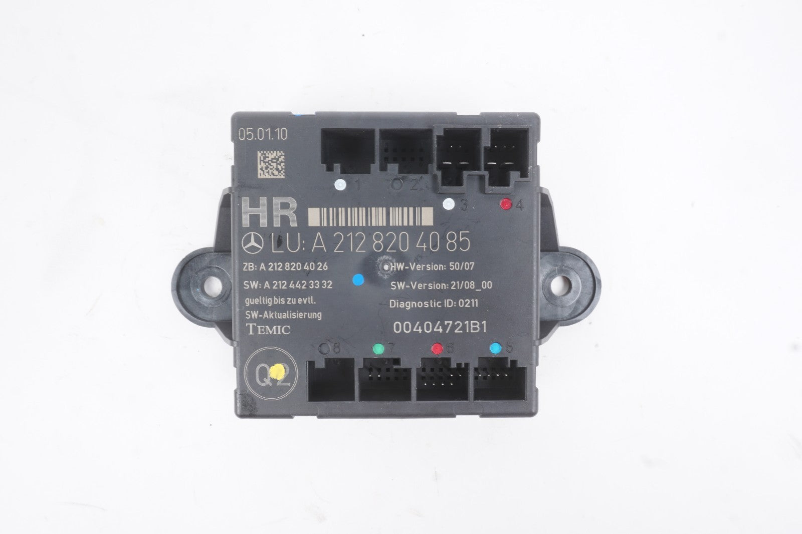 08-14 Mercedes-Benz C300 Rear Right  Door Control Module 2128204085 OEM