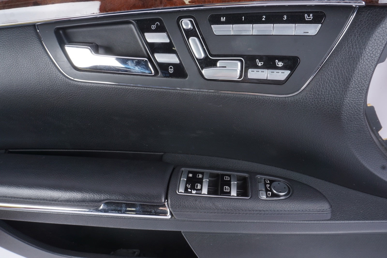 10-13 Mercedes S550 S400 Front Left Driver Side Interior Door Panel Trim Oem