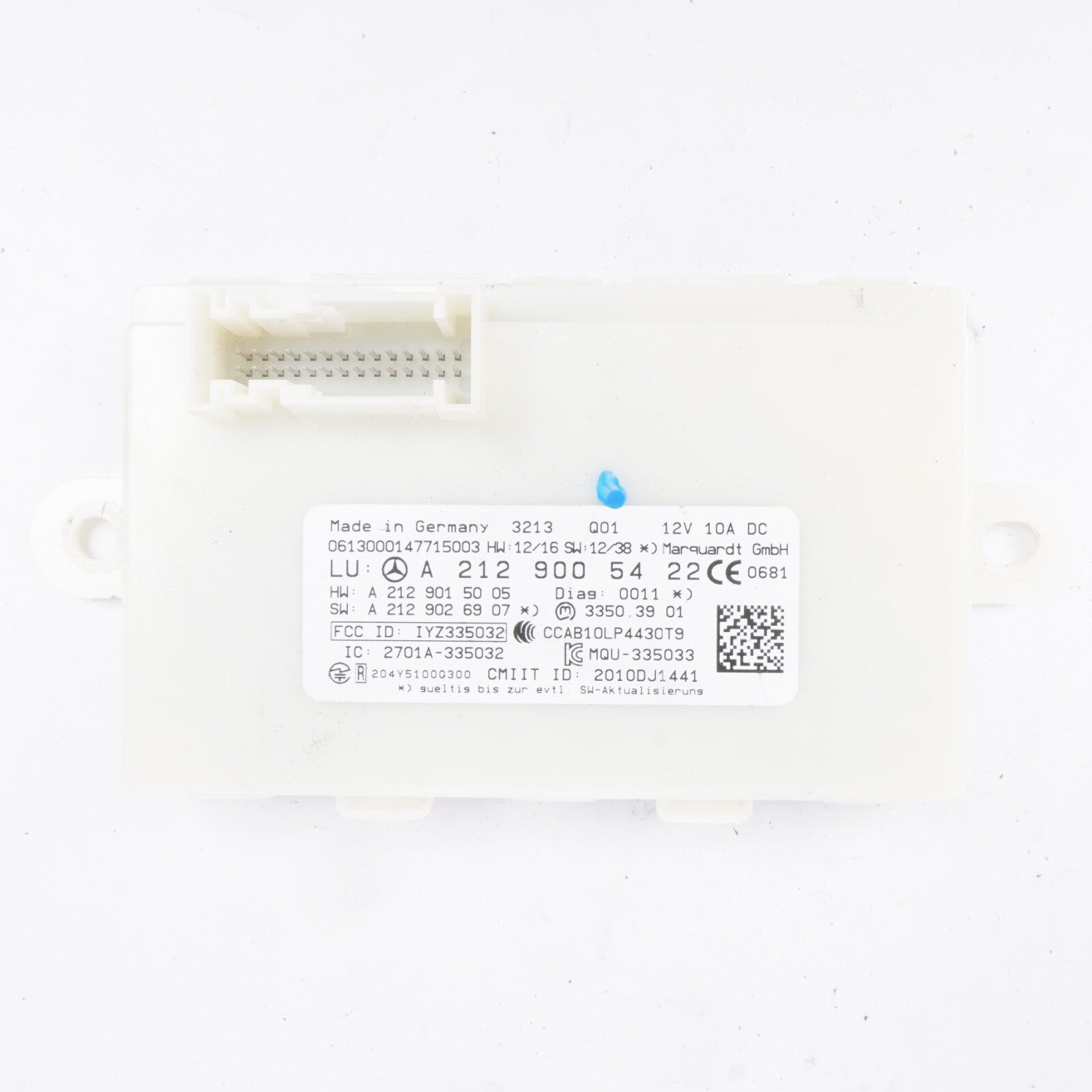 13-20 Mercedes W212 E350 CLS400 SL550 E550 Keyless Go Entry Control Module OEM