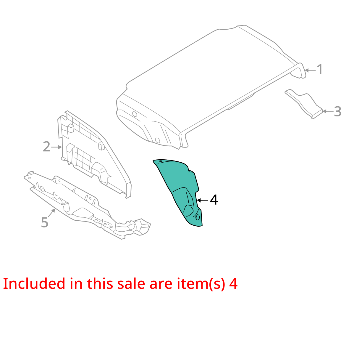 2014 - 2020 BMW M4 440i 435i 428i F83 F33 Rear Left Right Roof Hinge