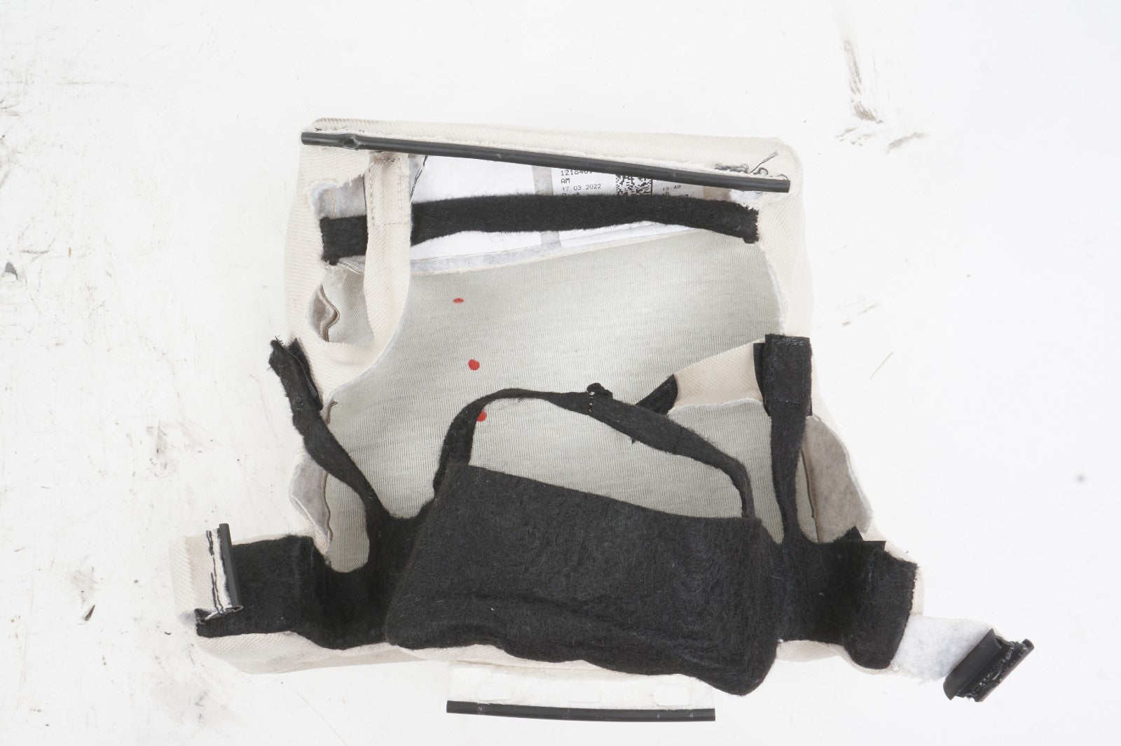 2022 Mercedes eqb300 rear left seat beige leather skin OEM
