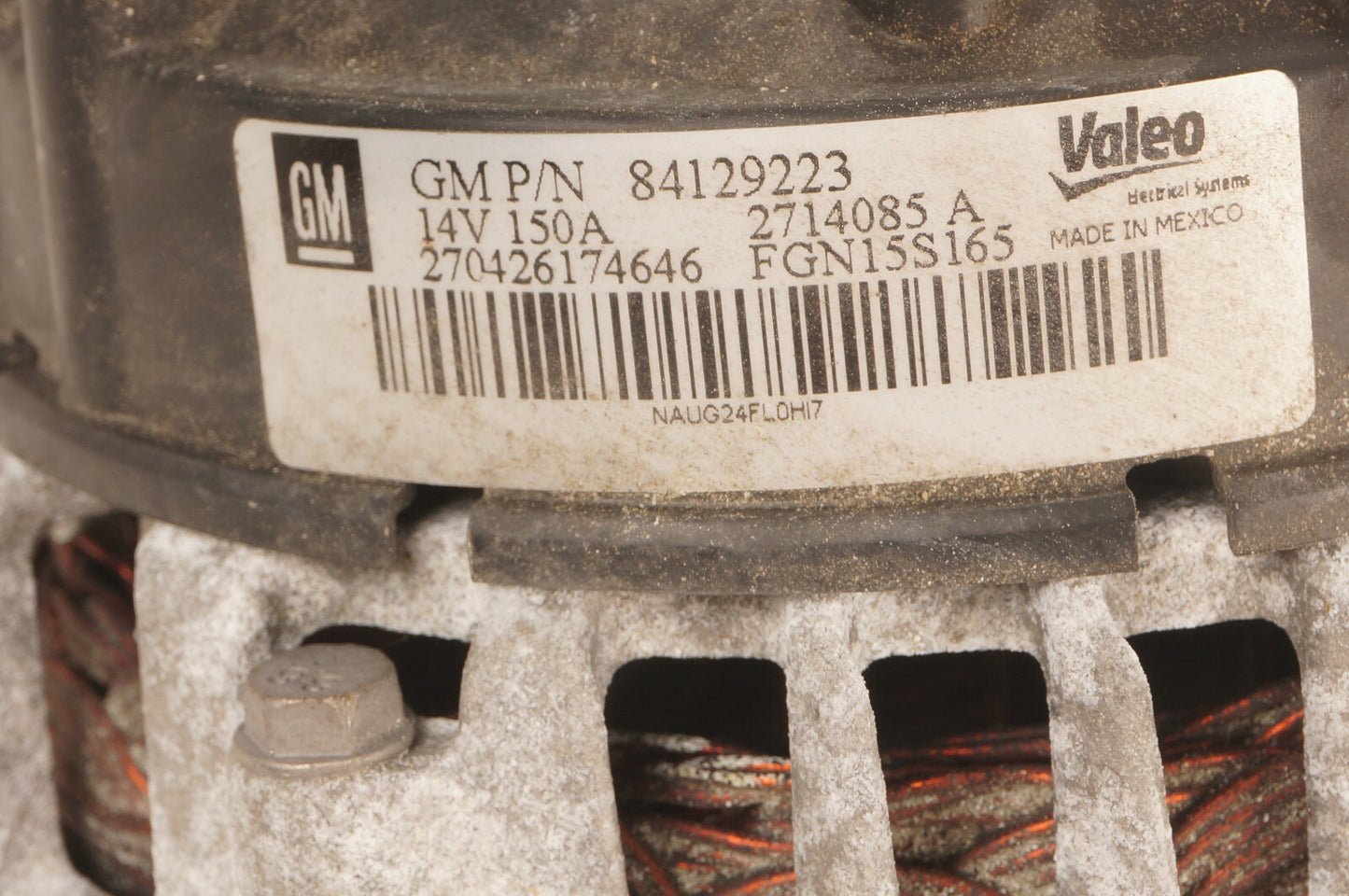 2017-2020 Chevrolet Colorado 3.6L ALTERNATOR 84129223 OEM