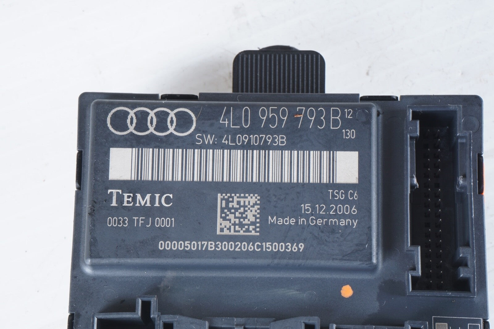 07 08 09 AUDI Q7 FRONT LEFT DRIVER DOOR CONTROL MODULE 4L0959793B OEM