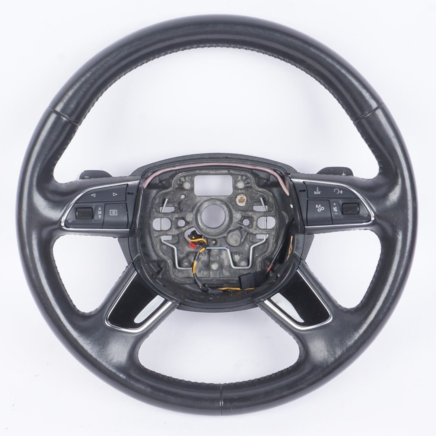 2011-2014 Audi A8 Steering Wheel Control Buttons w/ Stereo Controls OEM