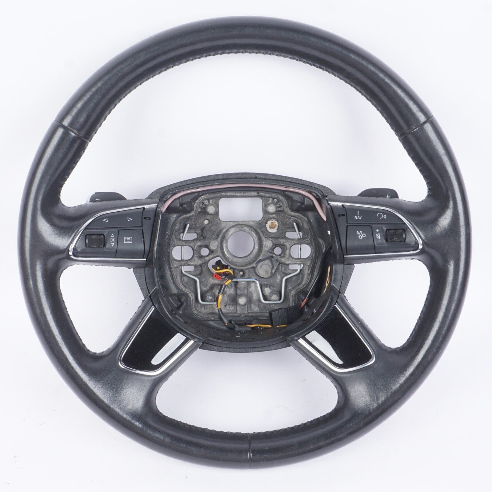2011-2014 Audi A8 Steering Wheel Control Buttons w/ Stereo Controls OEM