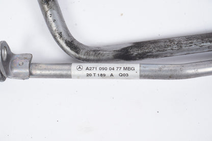 12-14 Mercedes W204 C250 Engine Motor Charger Coolant Hose Line Pipe 3Pcs OEM