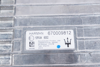 14-17 Maserati Quattro Ghibli Harman Radio Receiver Control Module Unit OEM