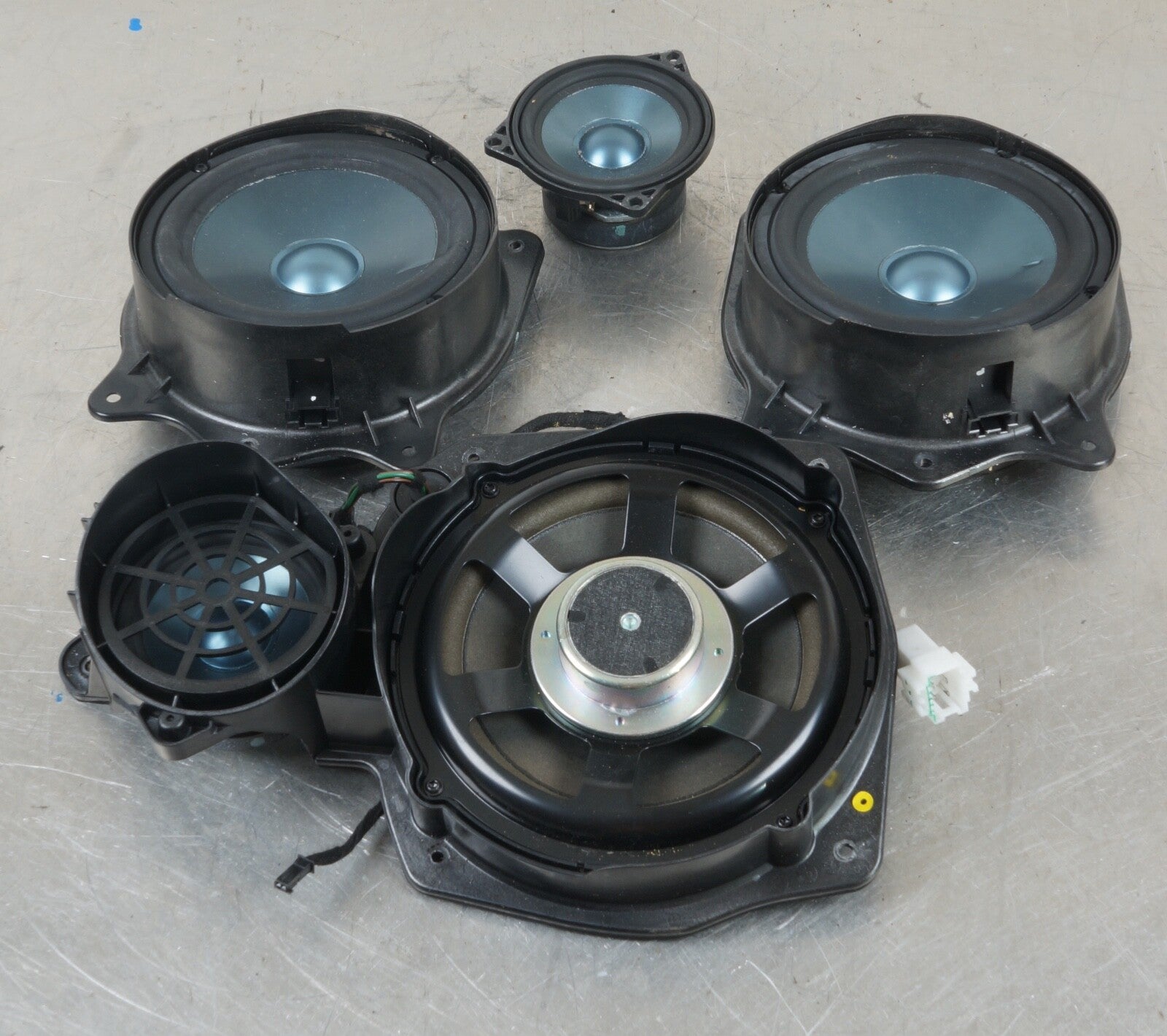 07-09 Mercedes W221 S550 S63 AMG Front Left Side Door Sound Speaker Logic REAR