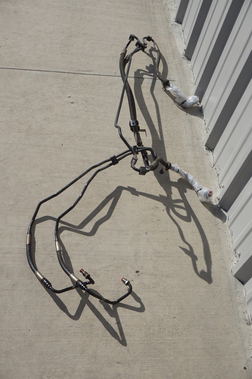 2003-2006 MERCEDES R230 SL500 ABC SUSPENSION HYDRAULIC HOSE LINE OEM