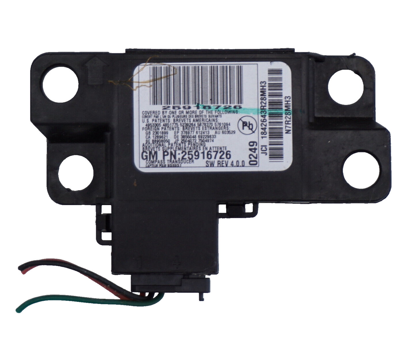 2007 - 2013 CHEVY SILVERADO TAHOE ELECTRONIC COMPASS CONTROL MODULE 25916726 OEM