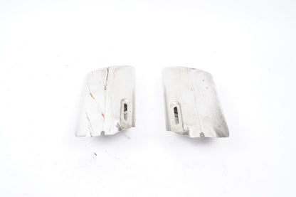 08-16 Mercedes W204 C350 E350 Rear Bumper Exhaust Muffler Tips Set of 2 OEM