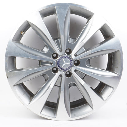 2013 - 2016 Mercedes X166 GL450 GL550 8.5 X R20 20" Wheel Rim Silver OEM