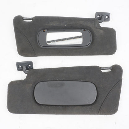 03-12 Mercedes R230 SL55 SL500 AMG Left Right Side Sun Visor Shade Black PAIR