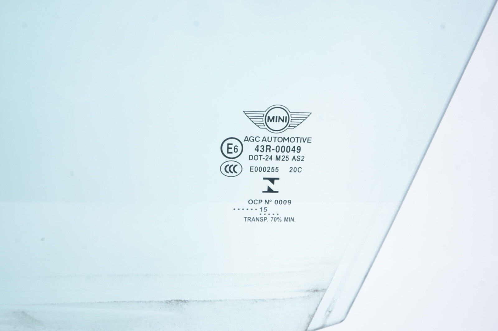 2015 - 2024 MINI COOPER F55 FRONT LEFT DRIVER SIDE DOOR WINDOW GLASS OEM