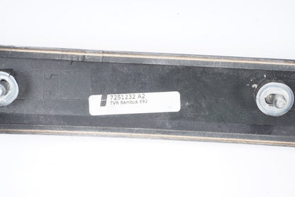 07-13 BMW E92 328i Coupe Front Rear Left Right Door Panel Woodgrain Molding Trim