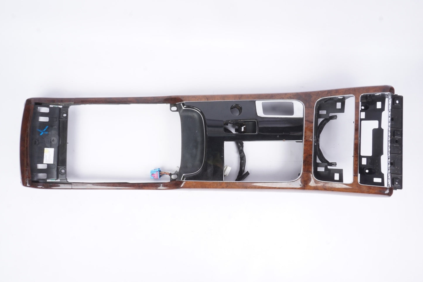 11-16 AUDI A8 S8 FRONT CENTER UPPER CONSOLE WOOD TRIM BEZEL OEM