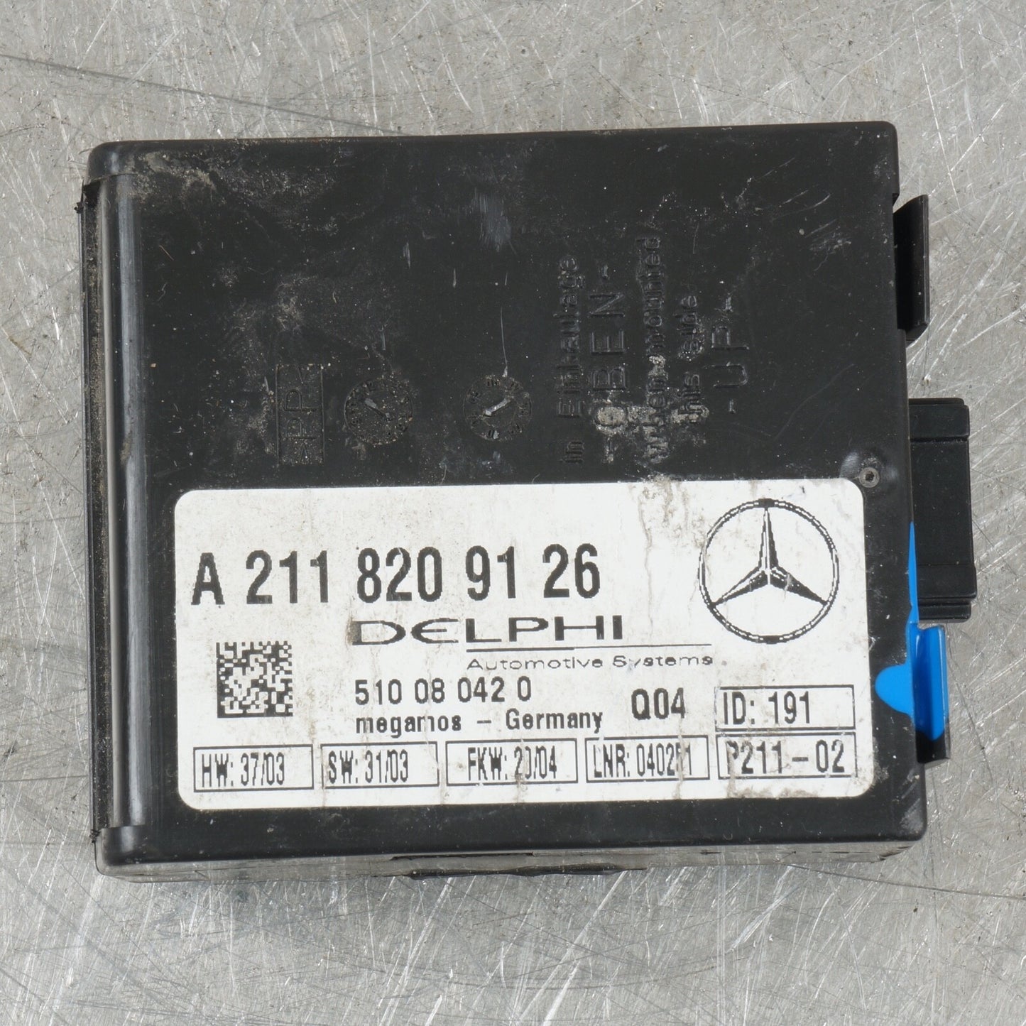 2003-2006 MERCEDES W209 CLK55 AMG ANTI THEFT LOCKING CONTROL MODULE OEM