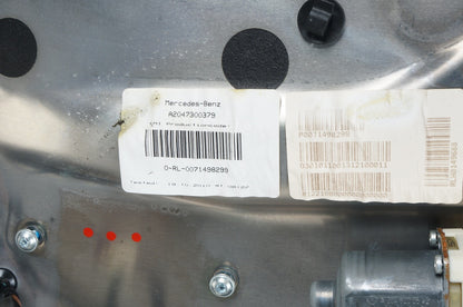 2008 - 2014 MERCEDES C300 C250 REAR LEFT DOOR INNER PANEL WINDOW REGULATOR OEM