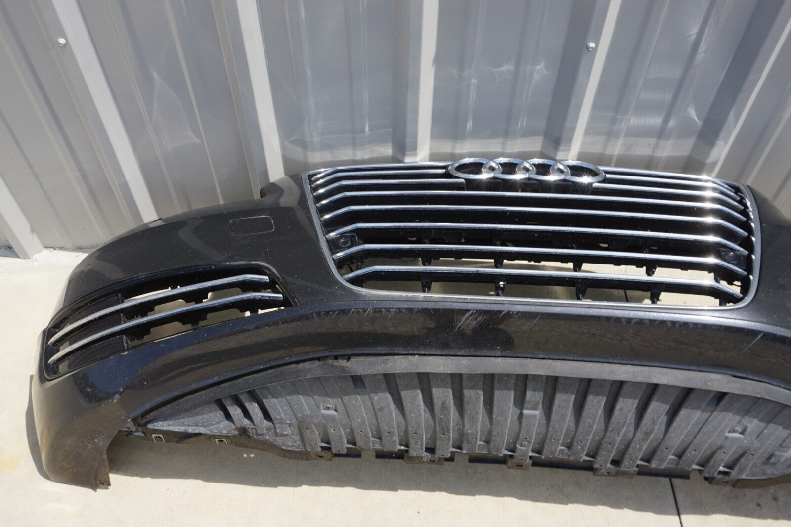 2011 - 2014 Audi A8 Quattro Front Bumper Cover Panel Assembly Grille OEM