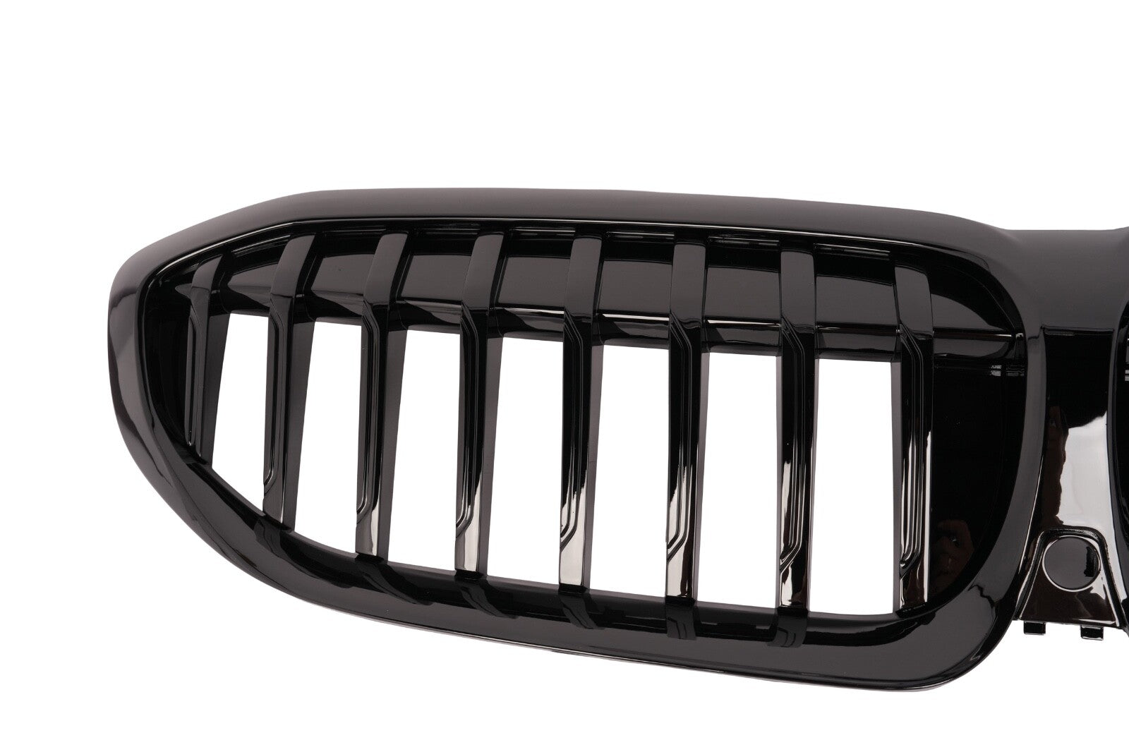For 2022 BMW 330i Sedan Grille Grill Gloss Black W/Camera Option