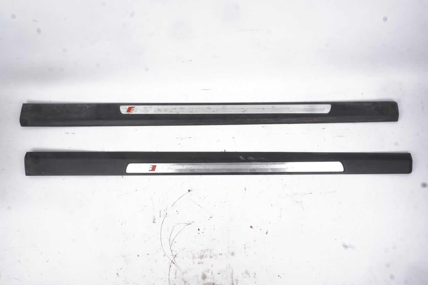 2005-2011 Audi A6 Front Left and Right Door Sill Trim Scuff Plate  OEM