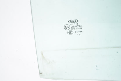2005 - 2011 Audi A6 Rear Left Door Window Glass OEM