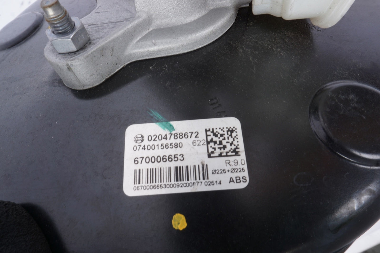 2014 - 2024 MASERATI GHIBLI POWER BRAKE BOOSTER W/ MASTER CYLINDER OEM 670006653