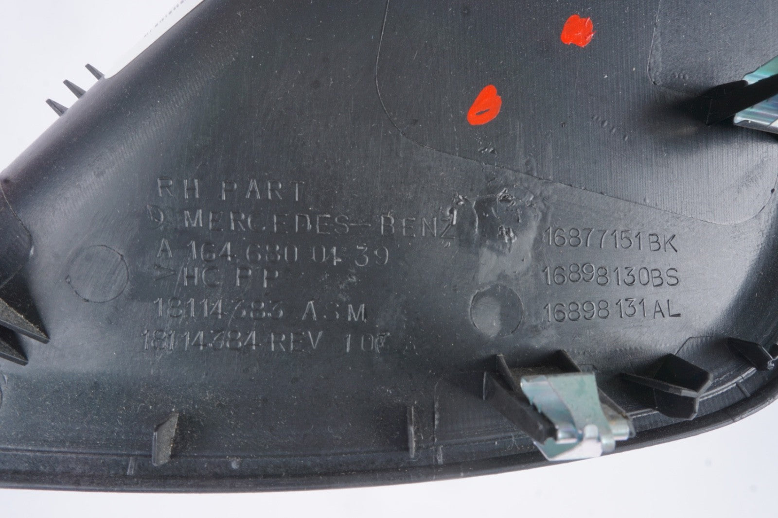 2006 - 2011 Mercedes ML350 Cover Dashboard Left Right End Cap OEM