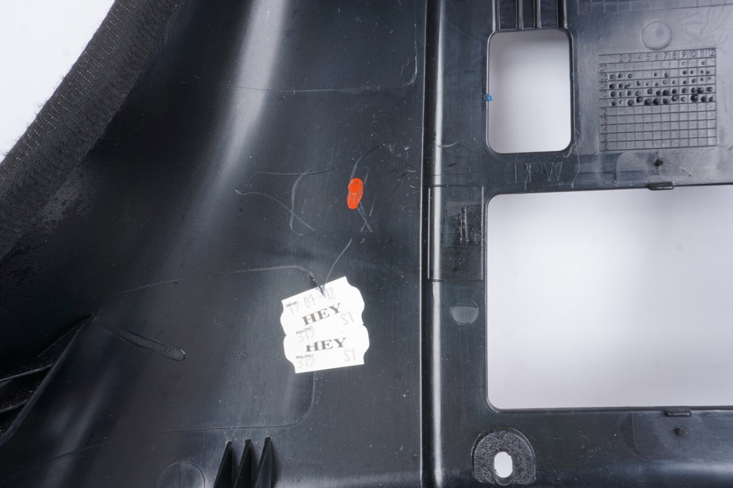 10-17 Mercedes W207 E350 Coupe Front Left Driver Seat Back Panel Trim  OEM