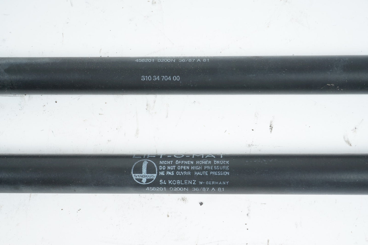 1987-1993 Cadillac Allante TRUNK LID LIFT SHOCK STRUT SET OT 2 OEM