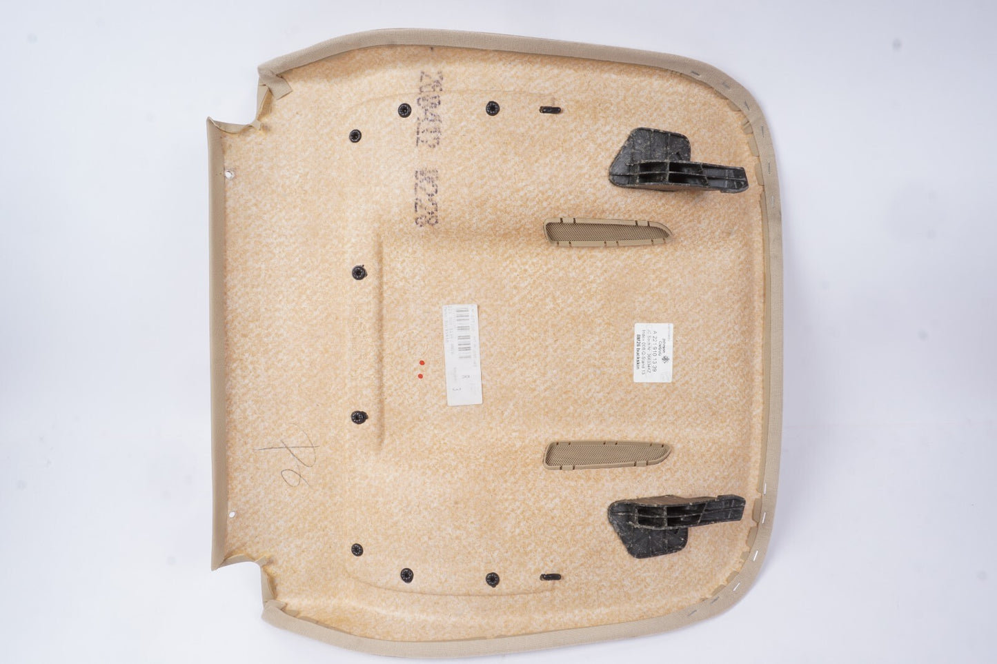 10-13 Mercedes W221 S550 Front Left / Right Side Seat Back Plate Cover Panel OEM
