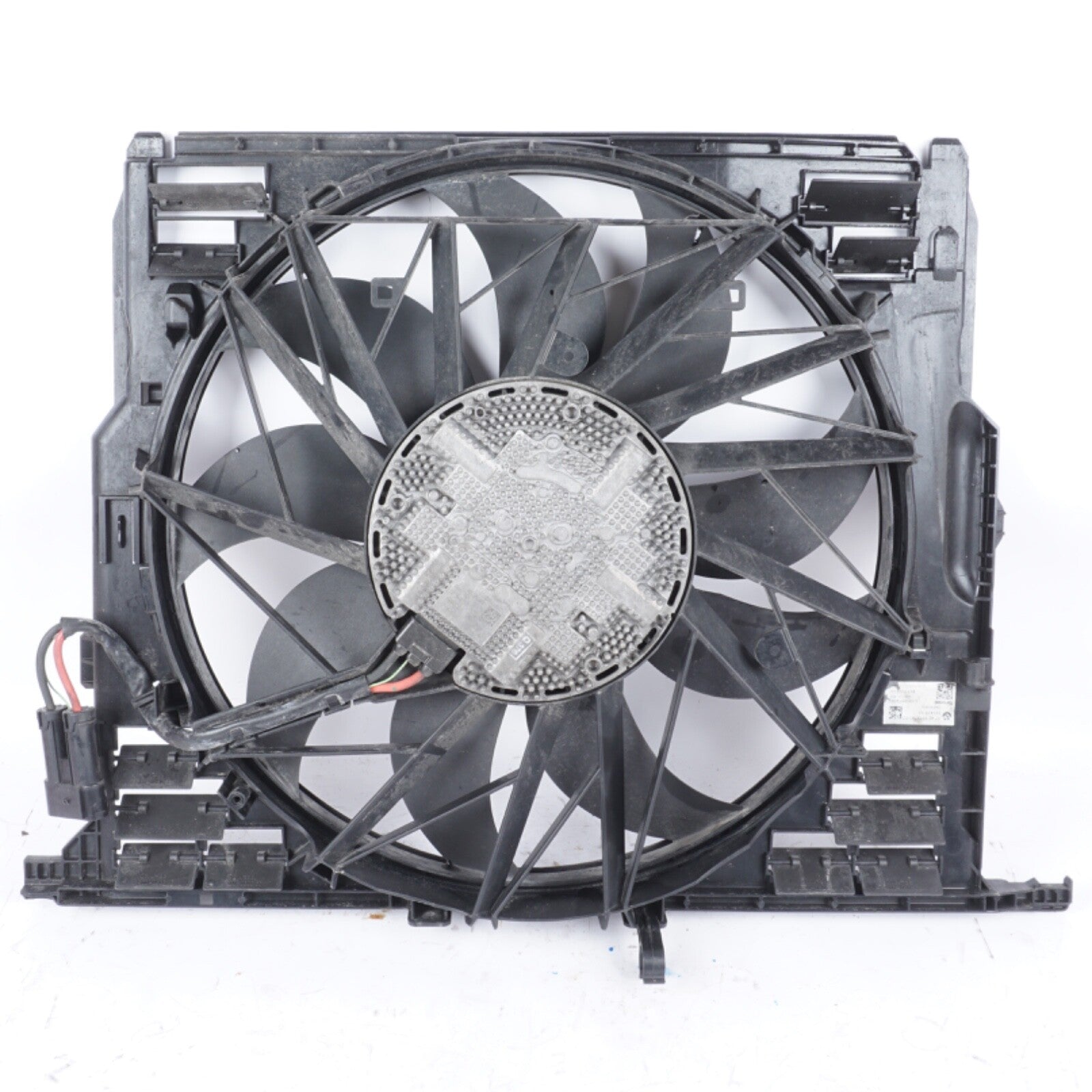 11-16 BMW 550i 650 F10 F12 Cooling Fan Assembly V8 TESTED 8509743 OEM