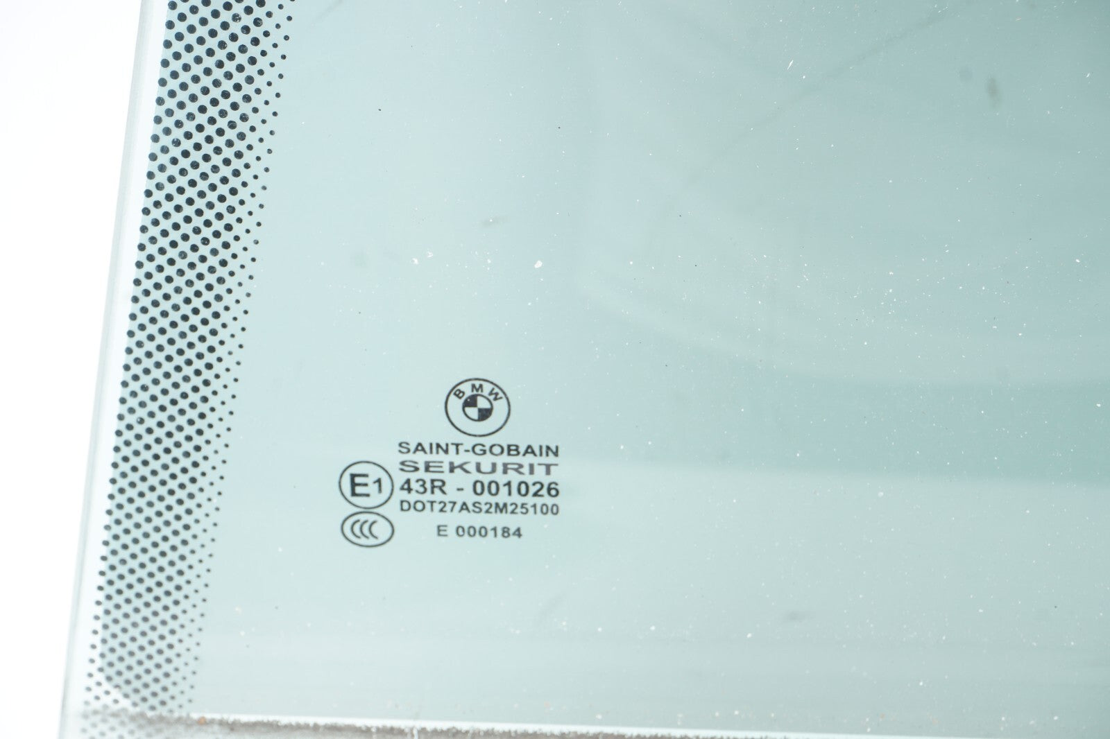 13 - 18 BMW 650I Grand Coupe Rear Left Driver Side Window Glass OEM