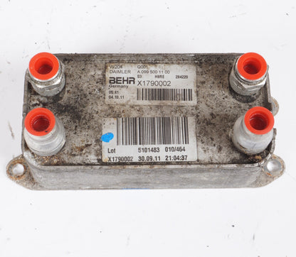 12-2014 MERCEDES W204 C250 AUTOMATIC TRANSMISSION OIL COOLER A0995001100 OEM