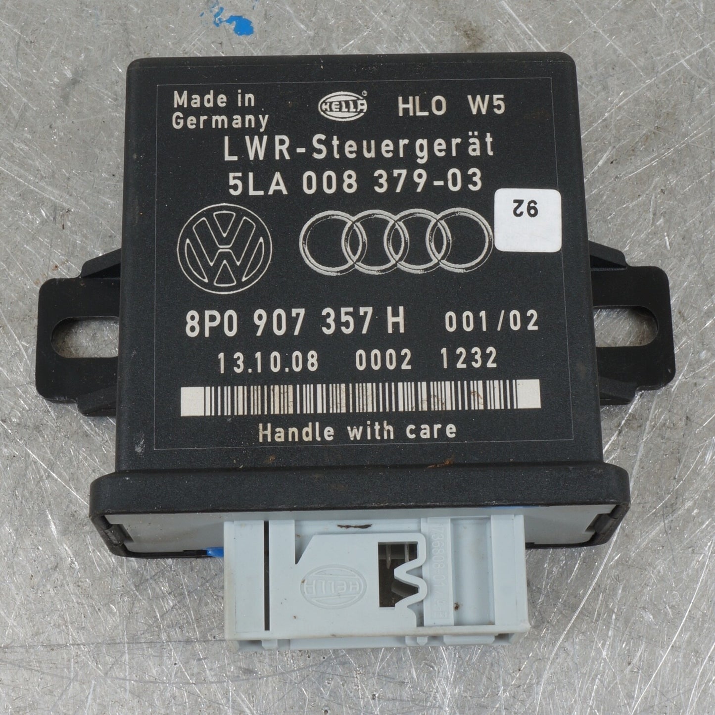 2007-2016 AUDI TT TTS 8J MK2 HEADLIGHT RANGE CONTROL UNIT MODULE 8P0907357H OEM