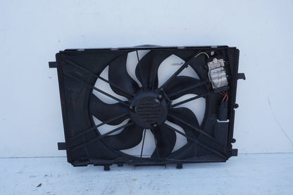 08-14 Mercedes C300 W204 ENGINE RADIATOR COOLING FAN W/ SHROUD OEM