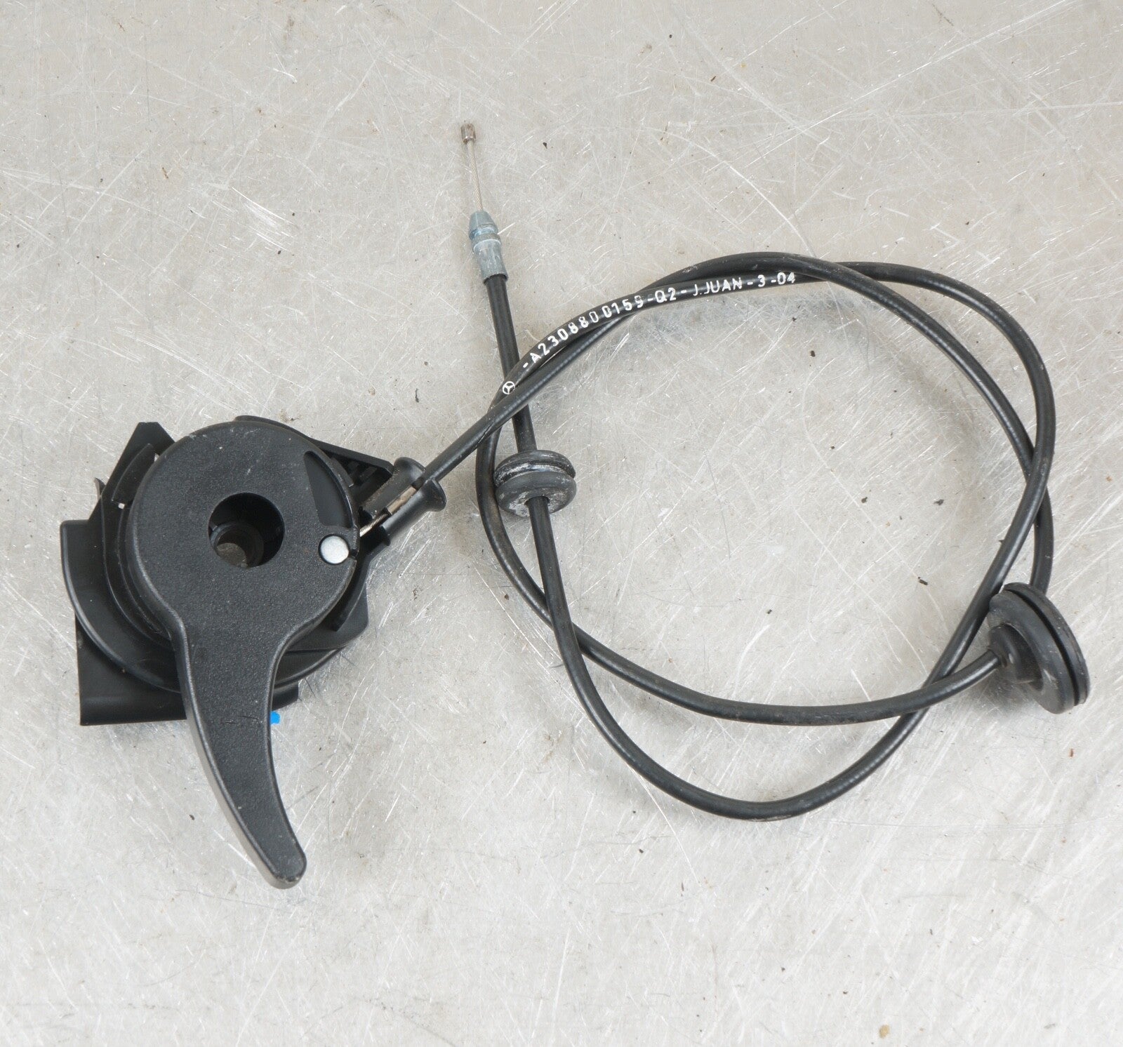 2007-2012 MERCEDES-BENZ SL550 R230 - REAR HOOD Latch Release Cable 2308800159